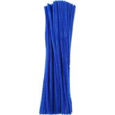 100pcs Pipe Cleaners Chenille Stems for DIY Art Supplies Craft Projects 6mmx30cm Christmas Pipe Cleaners Decoration, Blue